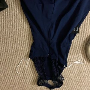 Navy Blue Lace Skater Dress, from Lulus, XS, only tried on but not worn out.